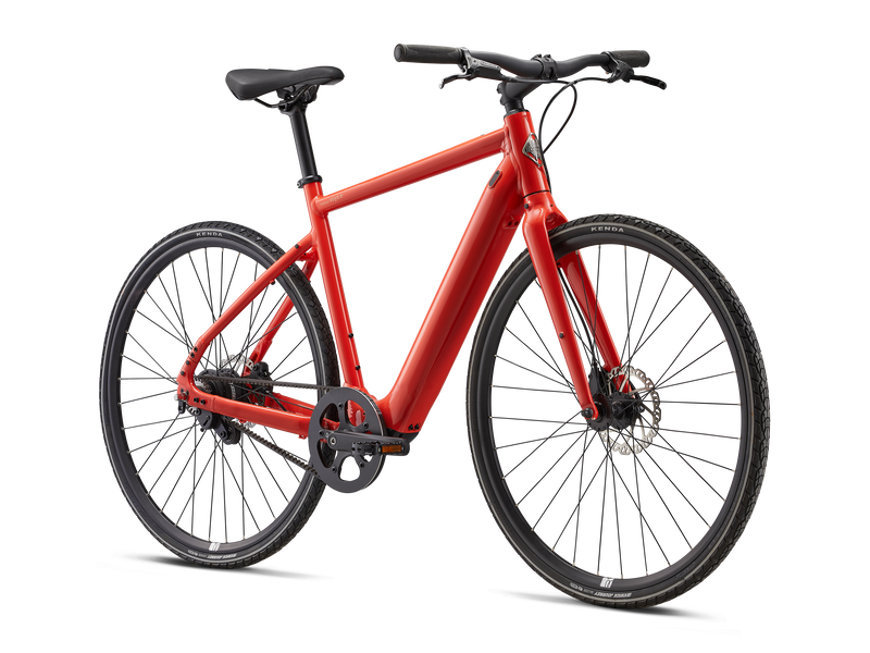 Momentum Voya E+2 Single Speed 2024 Electric Hybrid Bike - Tequila Sunrise-2